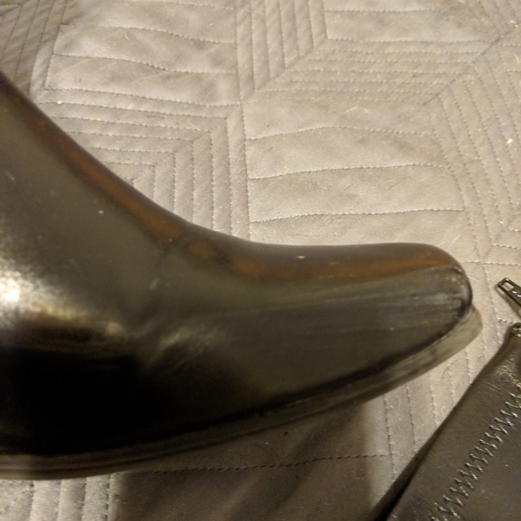 Black boots w/~2 inch heels - Picture 2 of 6